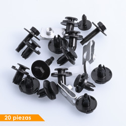 (20 PZ) KIT GRAPAS GUARDAFANGO DELANTERO NS SNTRA 14-20