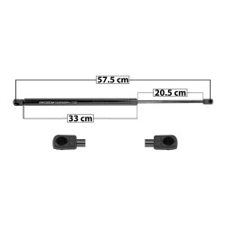 AMORTIGUADOR 5TA PUERTA GM TERRAIN 10-15 57.5 33 20.5 ENTRADA TIPO 9 ENTRADA 2 TIPO 9 810 182.09 82.59 870 195.58 88.71 SPART 6468 TUR Derecho/Izquierdo