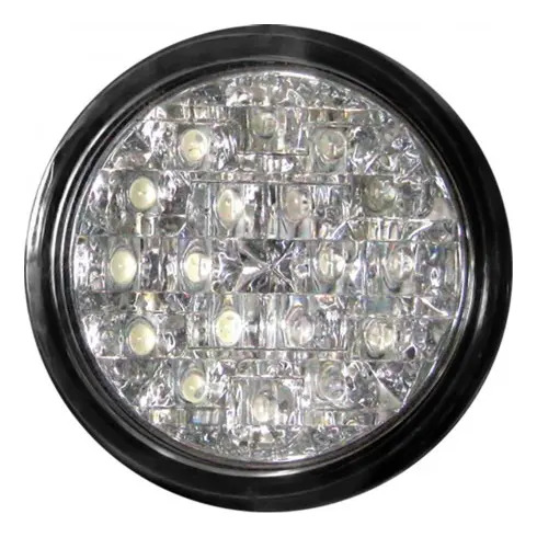 FARO REDONDO Luz Fija 18 Leds 12v 7.3 cm (2 piezas) BLANCO