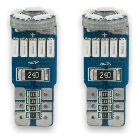 FOCO PELLIZCO Con 15 hiper leds COB y CANBUS VERDE (2 Piezas)