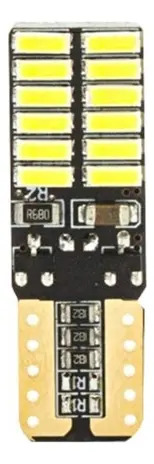 FOCO PELLIZCO Con 24 leds 3014 y CANBUS BLANCO (2 Piezas)