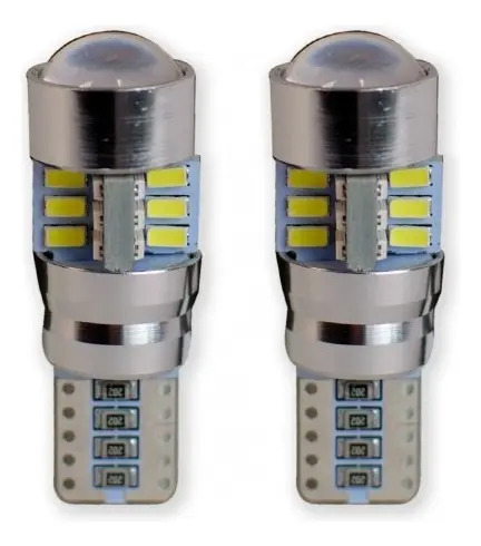 FOCO PELLIZCO Con 27 hiper leds CANBUS-LUPA-FLASH BLANCO (2 Piezas)