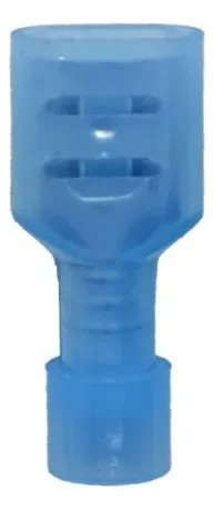 TERMINAL PARA CABLE AISLADA TOTAL AZUL Hembra de espada (50 pzas)