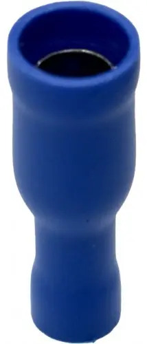 TERMINAL PARA CABLE AISLADA REDONDA DE ENCHUFE Hembra Azul GRANDE (50 pzas)