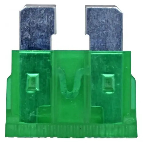 FUSIBLE CLAVIJA NORMAL 30A Verde (32V) (100 pzas)