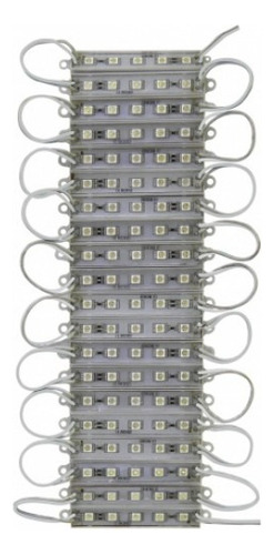FOCO LED 20 tiras tipo CHIP con 5 leds 5050 LUZ BLANCA