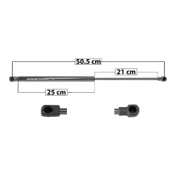 AMORTIGUADOR 5TA PUERTA VW GOL HATCHBACK 08-20 50.5 25 21 ENTRADA TIPO 9 ENTRADA 2 TIPO 1 245 55.08 24.98 305 68.57 31.1 SPART SP-7510 TUR Derecho/Izquierdo