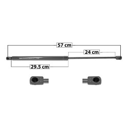 AMORTIGUADOR CAJUELA VW EUROVAN/TRANSPORTER 95-03 57 29.5 24 ENTRADA TIPO 9 ENTRADA 2 TIPO 9 860 193.34 87.7 800 179.85 81.58 SPART SP-5447 TUR Derecho/Izquierdo