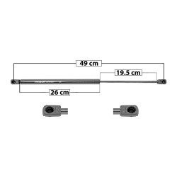 AMORTIGUADOR 5TA PUERTA PG 307 WAGON 04-09 49 26 19.5 ENTRADA TIPO 9 ENTRADA 2 TIPO 9 570 128.14 58.12 630 141.63 64.24 SPART 6671 TUR Derecho/Izquierdo