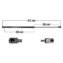 AMORTIGUADOR COFRE FD F-250 08-10/SUPER DUTY F-250 2010/F-350/F-450 08-10 61 30 26 ENTRADA TIPO 9 ENTRADA 2 TIPO 18 500 112.4 50.98 440 98.92 44.87 SPART SP-6055 TUR Derecho/Izquierdo