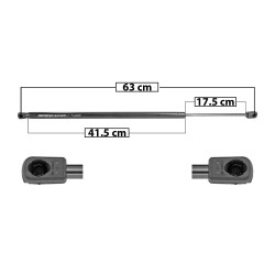 AMORTIGUADOR 5TA PUERTA TY HIGHLANDER 14-19 63 41.5 17.5 ENTRADA TIPO 1 ENTRADA 2 TIPO 9 680 152.87 69.34 740 166.36 75.46 SPART 5798 TUR Derecho/Izquierdo