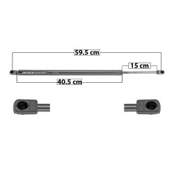 AMORTIGUADOR 5TA PUERTA CV EQUINOX 10-17 59.5 40.5 15 ENTRADA TIPO 9 ENTRADA 2 TIPO 9 795 178.72 81.07 855 192.21 87.18 SPART 6340 TUR Derecho/Izquierdo