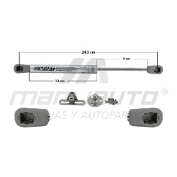 AMORTIGUADOR UNIVERSAL UN VARIOS 50-25 UN VARIOS 50-25 UN VARIOS 50-25 UN VARIOS 50-25 80N 24.5 12 9 81 18.21 8.26 80 17.98 8.16 SPART TUR Derecho/Izquierdo Delantera/Trasera Puerta cocina integral