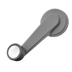 MANIJA DE ELEVAR CV CHEYENNE/CUSTOM 81-98/S10 82-94/ASTRO 85-05/KODIAK 92-08 GM SAFARI VAN 85-05/JIMMY 82-97 CV HEAVY DUTY C3500 95-03 PERILLA NEGRA/ALUMINIO ZINC GRIS OBSCURO REMACHE DE METAL TWN HUSHAN 15692241
