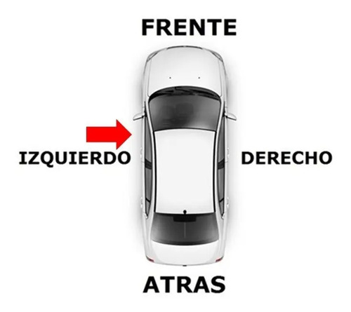 00-05 Vw Pointer Biseles Manija Interior Delanteras Negro