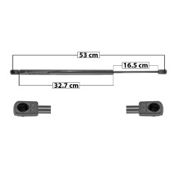 AMORTIGUADOR 5TA PUERTA DG NITRO 07-12 53 32.7 16.5 ENTRADA TIPO 9 ENTRADA 2 TIPO 9 690 34.89 15.83 750 37.9 17.19 MANIJAUTO SP-7070 TUR Derecho/Izquierdo