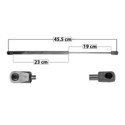 AMORTIGUADOR VIDRIO TRASERO CV SUBURBAN/TAHOE GM YUKON CD ESCALADE 00-06 45.5 23 19 ENTRADA TIPO 18 ENTRADA 2 TIPO 9 220 49.45 22.43 160 35.97 16.32 MANIJAUTO 8041 TUR Derecho/Izquierdo