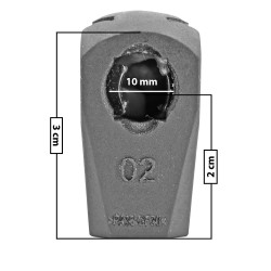 AMORTIGUADOR REPUESTO TERMINAL UN UNIVERSAL 50-23 10 MM 7 MM 3 CM RECTO 2 CM PLASTICO NEGRA MANIJAUTO TUR Derecho/Izquierdo Delantera/Trasera
