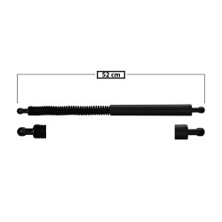 AMORTIGUADOR 5TA PUERTA MANUAL PARA 5TA PUERTA AUTOMATICA 52 MANIJAUTO 51247497482 CHIN Izquierdo Trasera 5ta puerta