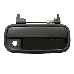 MANIJA EXTERIOR TY HILUX 89-97/4RUNNER 90-95 CON HOYO PARA LLAVE CORRUGADA NEGRA PLASTICO TWN HUSHAN 69210-89110 Derecho Delantera