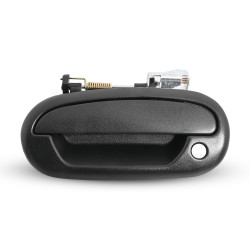 MANIJA EXTERIOR FD F-150/F-250 97-08/LOBO 97-03 CON HOYO PARA LLAVE CORRUGADA NEGRA TWN HUSHAN YL3Z-1522405-AAA Izquierdo Delantera