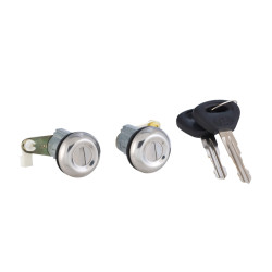CILINDRO PARA PUERTA MZ B1600/B2400 80-89/B2000/B2200 86-93 JUEGO METAL CROMADO TWN YAU YOUNG