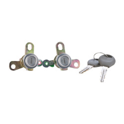 CILINDRO PARA PUERTA NS X-TRAIL 02-07/SENTRA 01-06/MAXIMA 00-03/URVAN 02-13/ALMERA 03-05/CABSTAR 08-15/ALTIMA 02-06 JUEGO METAL CROMADO TWN YAU YOUNG