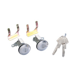 CILINDRO PARA PUERTA DG PICK UP 70-93/CARAVAN CR VOYAGER 84-90 JUEGO METAL CROMADO TWN CUB 2862661/2958635/4106399 Derecho/Izquierdo
