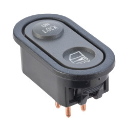 CONTROL ELECTRICO CV PICK UP/CHEYENNE/SILVERADO/SUBURBAN/TAHOE GM SIERRA/YUKON 92-94 DE SEGURO 5 PINS 1 TECLA GRIS 12VCC TWN TIPO ORIGINAL