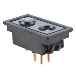 CONTROL ELECTRICO CV PICK UP/CHEYENNE/SILVERADO/SUBURBAN/TAHOE GM SIERRA/YUKON 92-94 DE ELEVADOR 5 PINS RECTO 1 TECLA NEGRO 12VCC TWN TIPO ORIGINAL