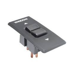 CONTROL ELECTRICO CV ASTRO GM SAFARI VAN 85-94 DE ELEVADOR 5 PINS 1 TECLA NEGRO 12VCC TWN TIPO ORIGINAL