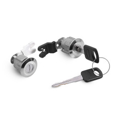 CILINDRO PARA PUERTA FD EXPLORER 95-01/RANGER 98-04 10-12/AEROSTAR 92-97/ECONOLINE 97-07/TOPAZ 92-94 MZ B2300 94-00 FD EXPLORER SPORT TRAC 01-05/MUSTANG 96-04 JUEGO METAL CROMADO TWN TIPO ORIGINAL