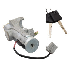 CILINDRO DE ENCENDIDO NS TIIDA 07-17/VERSA AMERICANO 07-12 CON LLAVE 1 PIEZA CON CANDADO METAL CROMO 12VCC TWN YAU YOUNG D8700-ED100