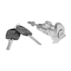 CILINDRO PARA PUERTA VW PASSAT 06-10 CON LLAVE 1 PIEZA METAL CROMADO CHIN GENERICA 3C0837167B Izquierdo Delantera