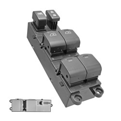 CONTROL ELECTRICO NS ARMADA 04-07/PATHFINDER 05-12/MURANO 04-08/TITAN 04-15/TIIDA NACIONAL 07-17 DE ELEVADOR 19 PINS 6 TECLAS NEGRO C/OREJAS P/TORNILLO 12VCC CHN CHIN MANIJAUTO