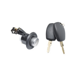 CILINDRO PARA CAJUELA RN SANDERO 07-15 CON LLAVE 1 PIEZA NEGRA/CROMO CHIN MANIJAUTO 6001220793