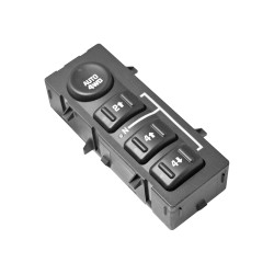 CONTROL ELECTRICO CV CHEYENNE/SILVERADO 03-06/AVALANCHE 02-06/SUBURBAN/TAHOE GM YUKON 04-06/SIERRA 03-06 DE ELEVADOR 12 PINS 4 TECLAS NEGRO INTERRUPTOR 4X4 12VCC CHN CHIN MANIJAUTO
