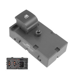 CONTROL ELECTRICO CV SONIC 12-17/TRAX 13-19/SPARK 11-18 DE ELEVADOR 6 PINS 1 TECLA NEGRA 12VCC CHN CHIN MANIJAUTO Derecho/Izquierdo Trasera