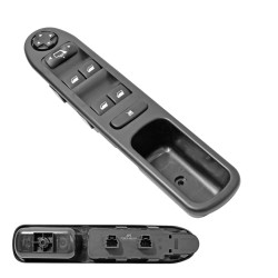 CONTROL ELECTRICO PG 307 CC 03-08/307 SEDAN/HATCHBACK 02-12 DE ELEVADOR 9 PINS 7 TECLAS NEGRO 6554.KT 12VCC CHN CHIN MANIJAUTO