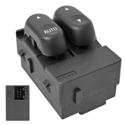 CONTROL ELECTRICO FD F-150/F-250/LOBO 04-08 DE ELEVADOR 7 PIN 2 TECLAS NEGRO 2L3Z14529AAA 12VCC CHN CHIN MANIJAUTO