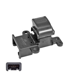 CONTROL ELECTRICO HD CIVIC 01-05 DE ELEVADOR 5 PINS 1 TECLA NEGRO 12VCC CHN CHIN MANIJAUTO Izquierdo Trasera