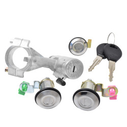 SET DE CILINDROS NS D21 HARDBODY 87-95/USA TYPE 87-93 CON LLAVE SET METAL CROMADO MANIJAUTO CHN