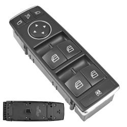 CONTROL ELECTRICO MC CLASE-C W204 08-14 DE ELEVADOR 3 PINS 7 TECLAS NEGRO FILO CROMADO PARA ESPEJOS AUTOABATIBLES 12VCC CHN CHIN MANIJAUTO