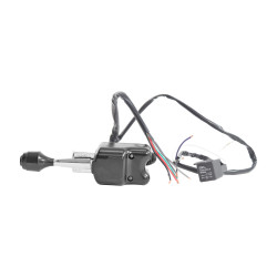 PALANCA DIRECCIONAL UN CAMION 50-25 UN UNIVERSAL 50-25 UN CAMION 50-25 INTERMITENTES CON ARNES PERILLA NEGRA CROMADA CHN 12 V CC MANIJAUTO HL-101B