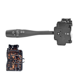 PALANCA DIRECCIONAL NS FRONTIER 01-04/D22/NP300 08-15/XTERRA 02-04/SENTRA 01-06 CONTROL LUCES 15 PINS SIN NIEBLA NEGRA CHIN 12VCC CHN MANIJAUTO 25540-0W000
