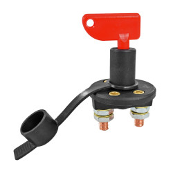 CORTACORRIENTE UN CAMION 50-25 UN AUTOBUS 50-25 UN VARIOS 50-25 ROJO 2 PUNTAS METAL 12 V CC CHN MANIJAUTO