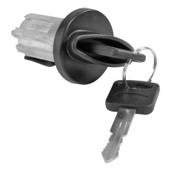 CILINDRO DE ENCENDIDO FD ECONOLINE 97-03/EXPEDITION 97-02/EXPLORER 95-01/F-150/F-250 97-08/FREESTAR 04-07/MUSTANG 94-04/RANGER 96-12/SUPER DUTY 99-04/WINDSTAR 95-03/PICK UP 97-03 CON LLAVE DELGADA METAL NEGRO 12VCC CHIN CHN MANIJAUTO