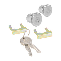 CILINDRO PARA PUERTA BK RIVIERA 86-87 CV ASTRO 85-94/BLAZER (S10) 82-94/CAMARO 82-91/CHEYENNE 65-91/EL CAMINO 1983/S10 82-94/SILVERADO 65-91/SUBURBAN 73-91 PT FIREBIRD 82-91 LLAVE OVALADA JUEGO METAL CROMADO CHIN CHN MANIJAUTO Derecho/Izquierdo