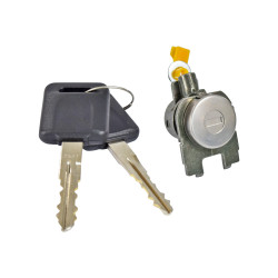 CILINDRO PARA PUERTA NS TIIDA 07-17 SIN CHIP 1 PIEZA METAL CROMADO TWN TIPO ORIGINAL Izquierdo Delantera