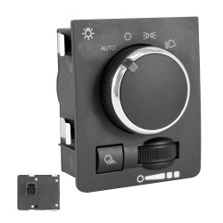 CONTROL ELECTRICO DG RAM 13-19 DE LUCES 6 PINS CON REGULADOR NEGRO FILO CROMADO 68146503AA SIN FARO NIEBLA 12VCC CHN CHIN MANIJAUTO